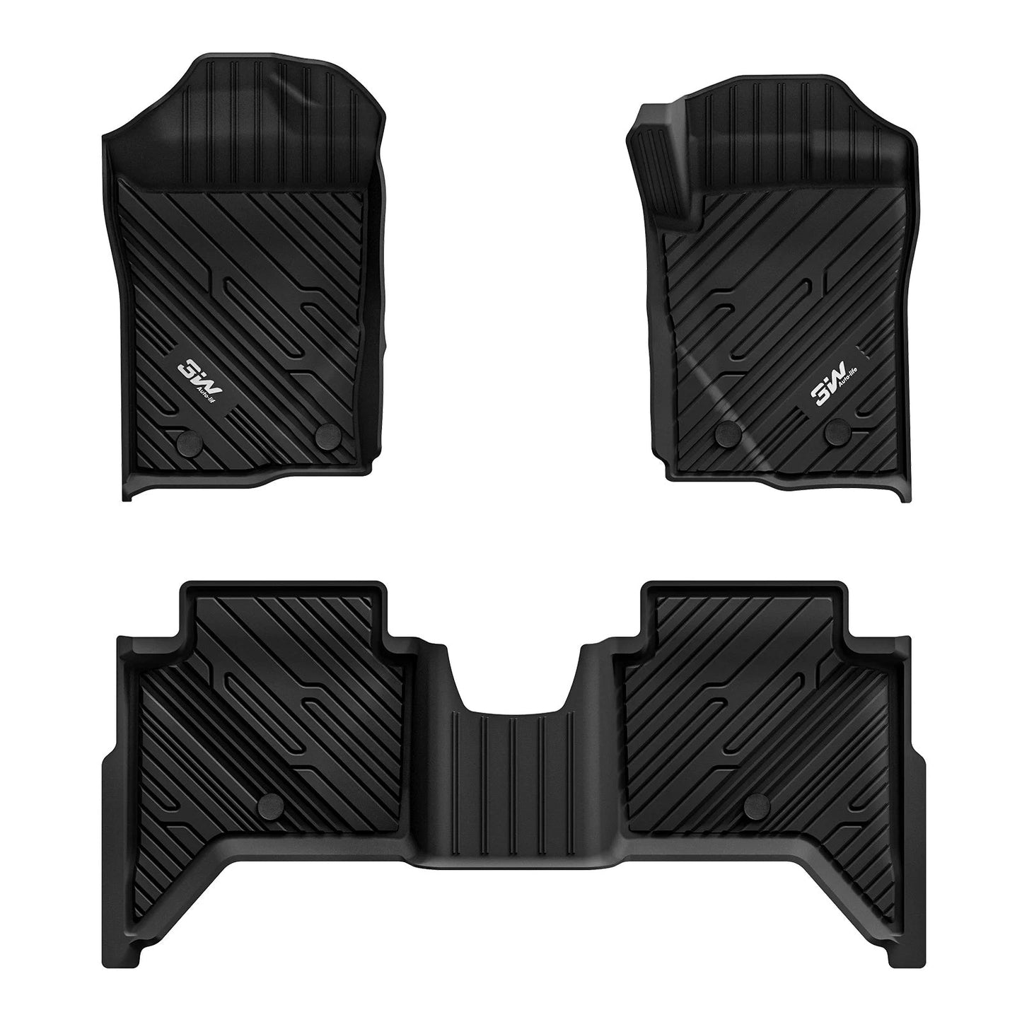 3WCarFloorMatsforFord RangerT9/T6.22023-2026RHD(FitsPetrolModelsOnly)