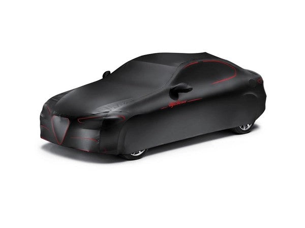 AlfaRomeoGiuliaIndoorCarCover,Black