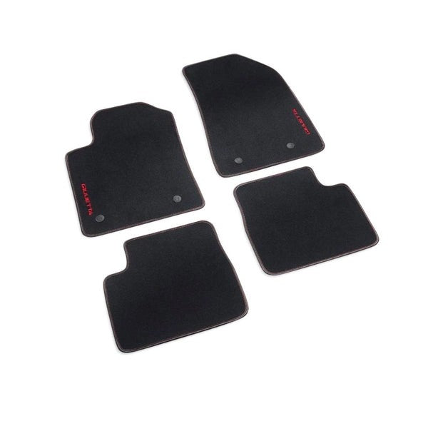 AlfaRomeoGiuliettaCarpetMats,RedLogo/StitchingRHD