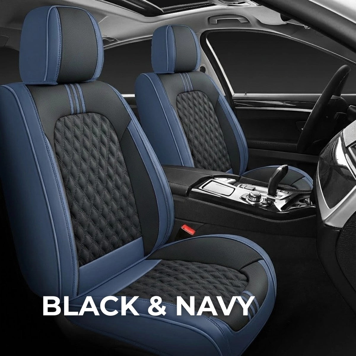 Black&NavyCarSeatCovers