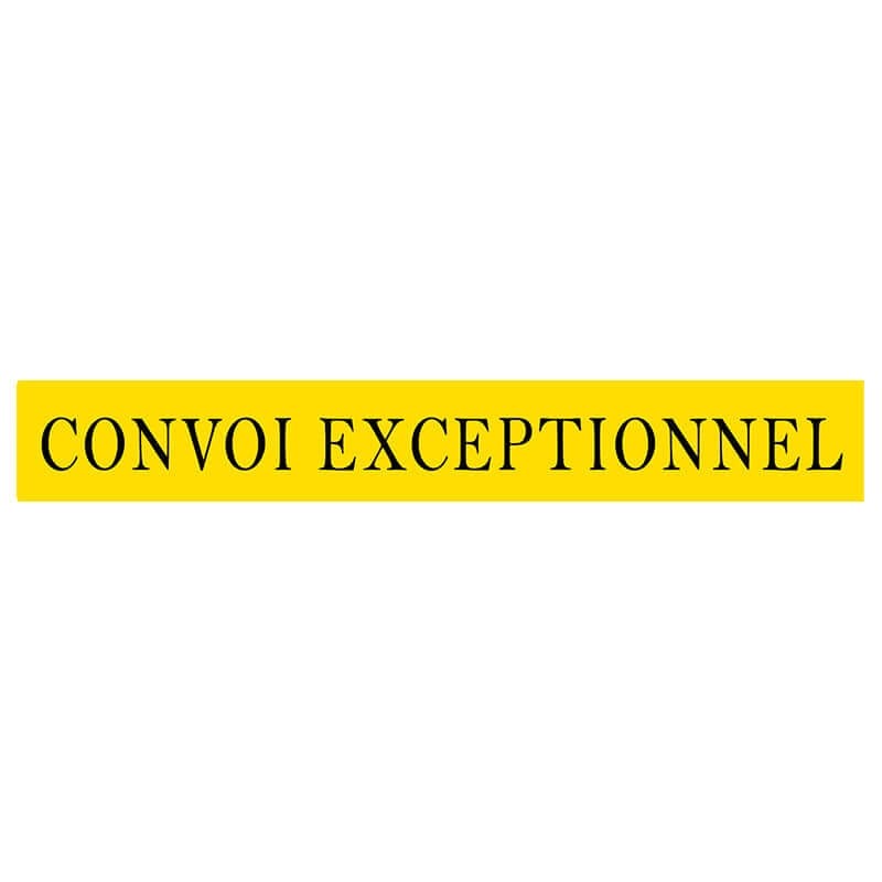 ConvoiExceptionnelMaterialSign1900mmX300mm