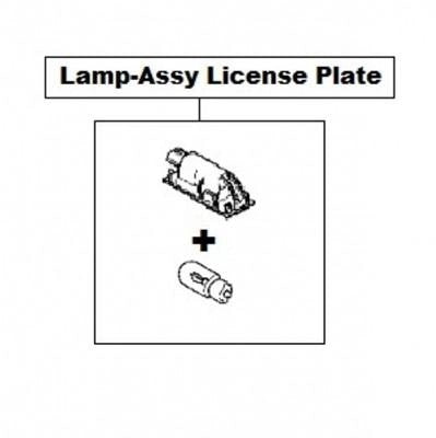 DaciaLamp-AssyLicensePlate(non-LED)