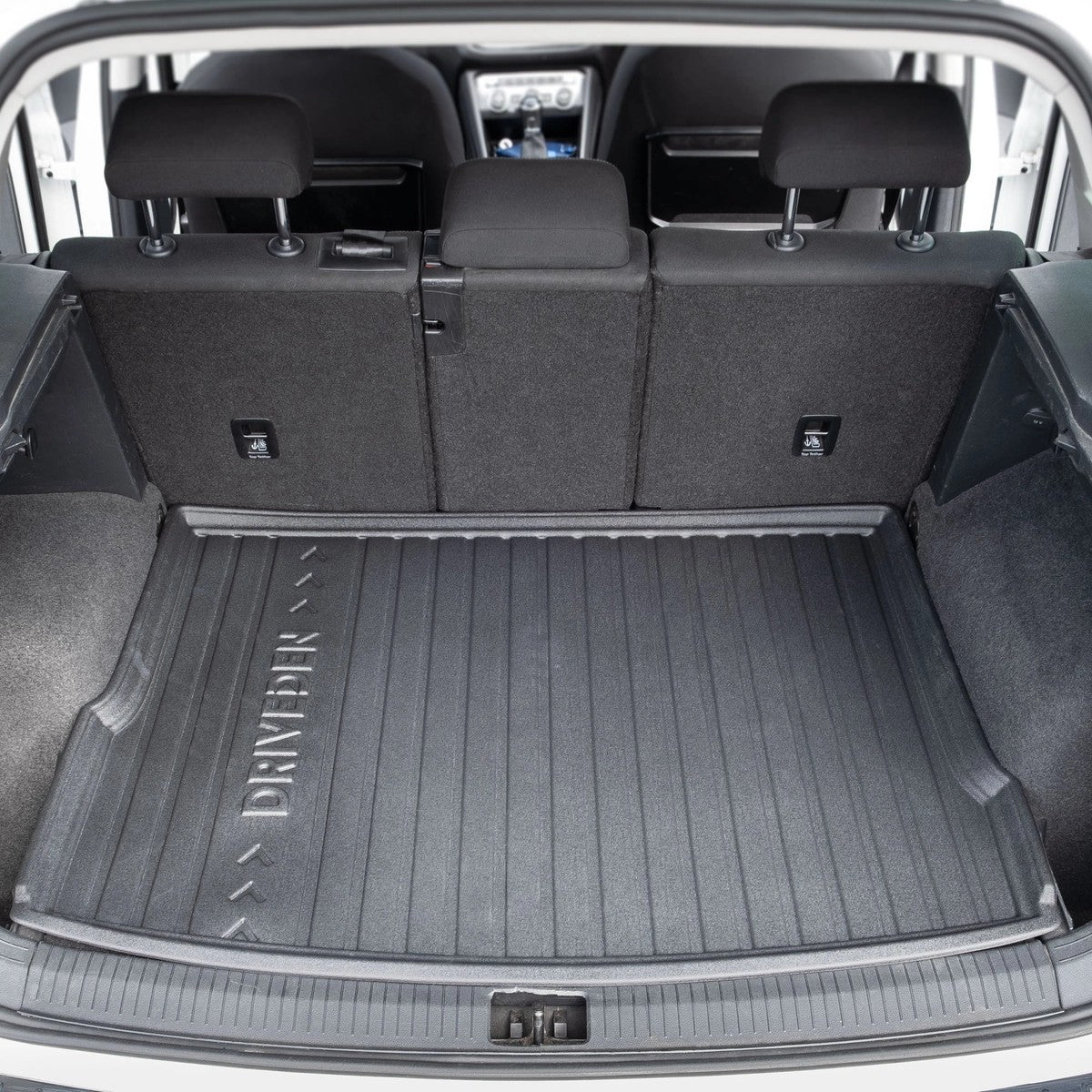 DriveDenCustom-FitRubberBootMattofitVolkswagenTiguanMk.2(Excl.Hybrid)2016-2023(withRaisedVariableHeightBootFloor)