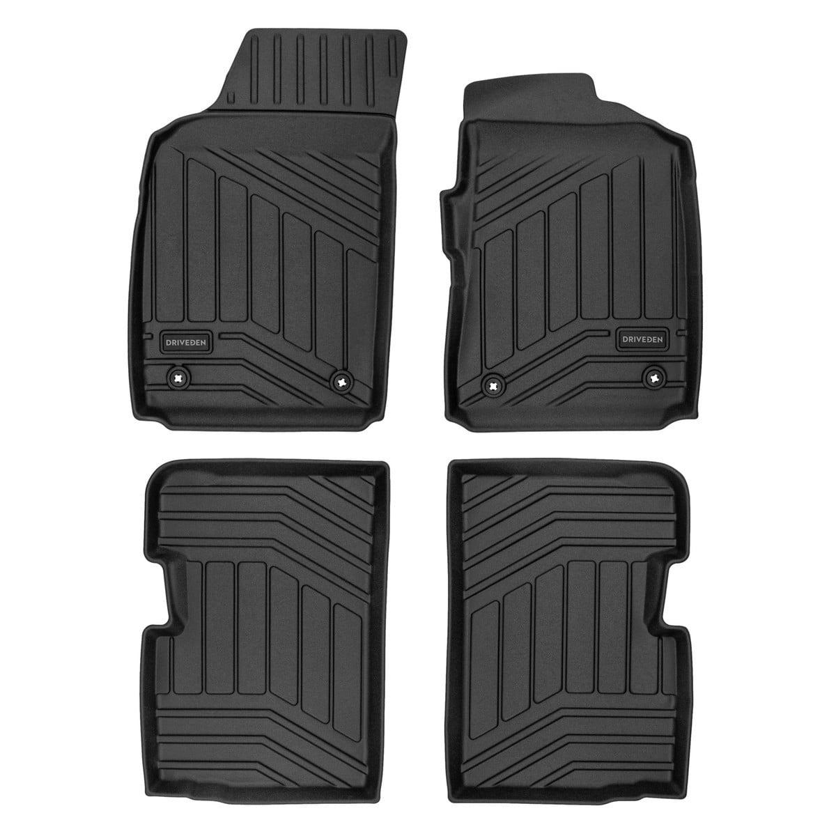 DriveDenCustom-FitRubberCarMatstofitFiat500(Excl.Hybrid)2008-2024