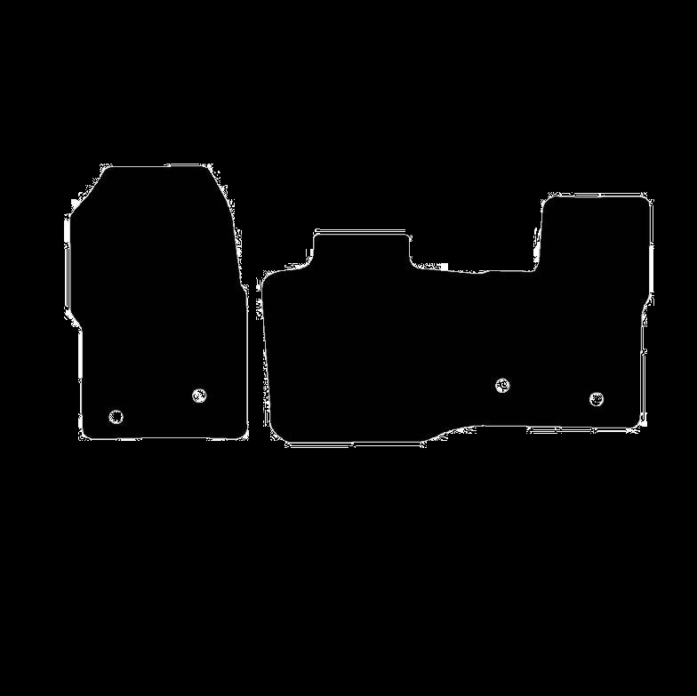 FordTransitCustom2021toCurrentAutomaticwithsinglepassengerseatFloorMats