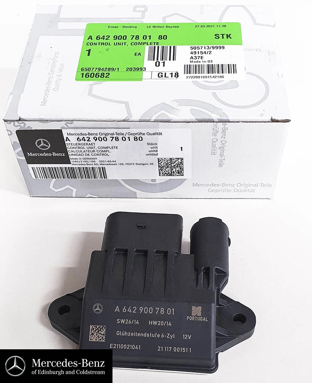 GenuineMercedes-BenzGlowPlugsControlUnitOM642DieselEngine