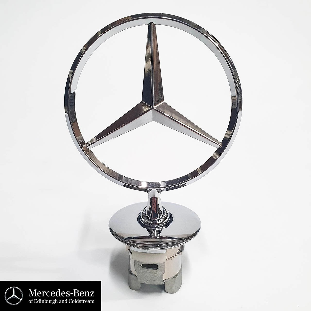 GenuineMercedes-BenzRaisedBonnetStar-Chrome