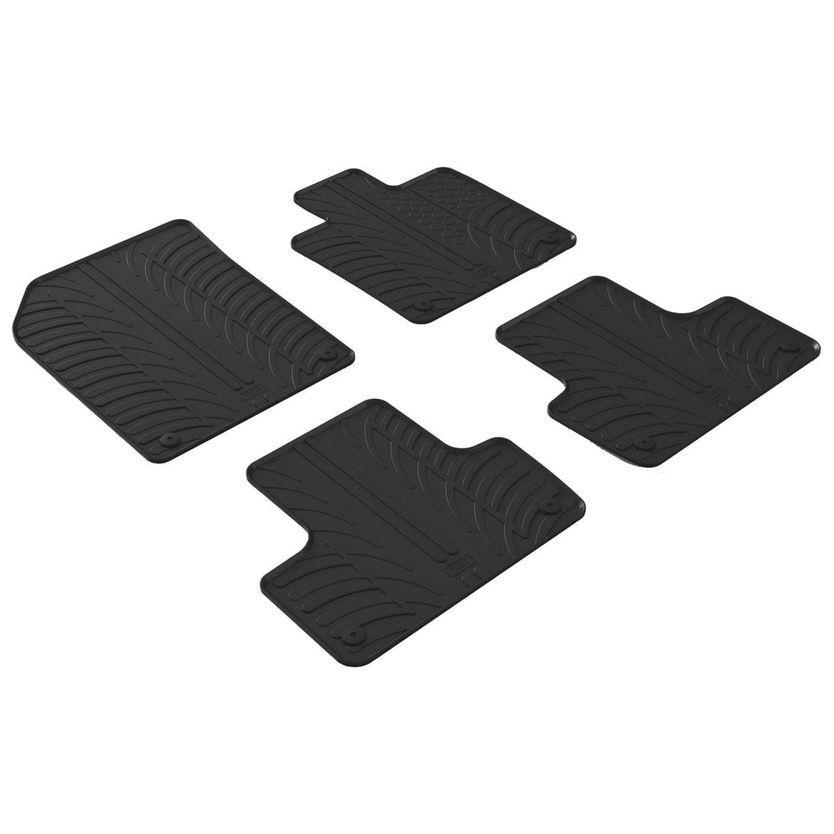 GledringTailoredBlackRubber4PieceFloorMatSettofitVolvoXC60Mk.2(Facelift)2021-2026