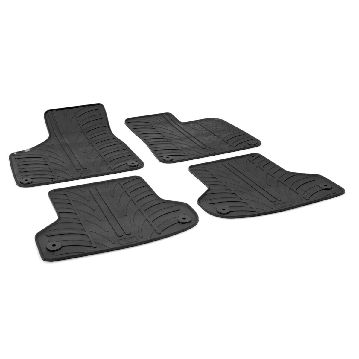 GledringTailoredBlackRubber4PieceFloorMatSettofitAudiA3(3&5Door)(8P)2003-2012