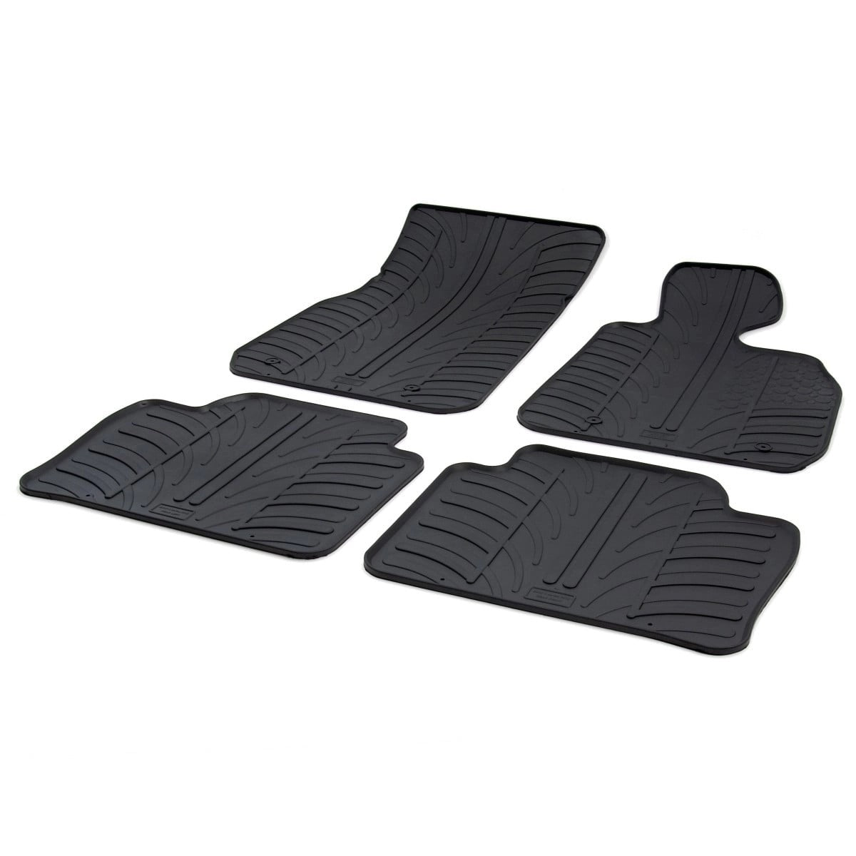 GledringTailoredBlackRubber4PieceFloorMatSettofitBMW3Series(F30/F31)(Excl.xDrive)2011-2019