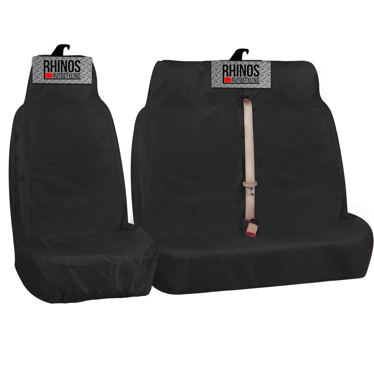 HeavyDutySingleandDoublePassengerVanSeatCovers-2+1-BlackSale