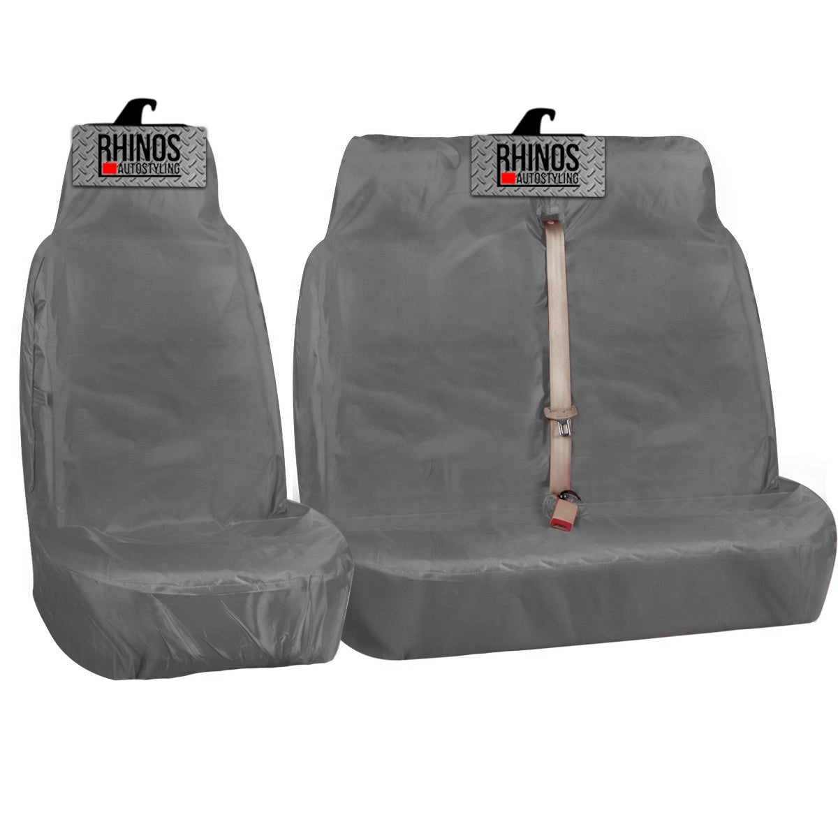 HeavyDutySingleandDoublePassengerVanSeatCovers-2+1-GreySale