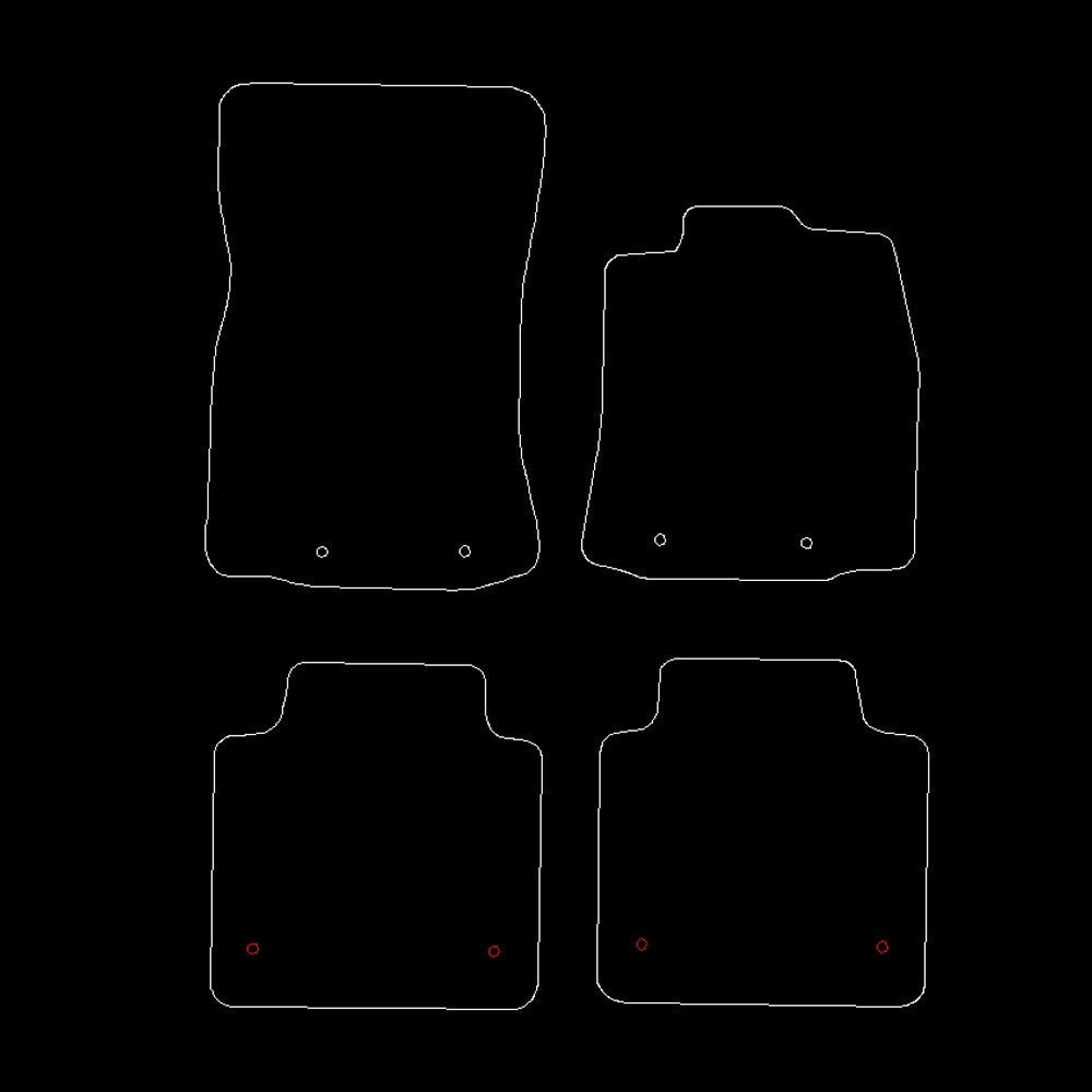JaguarXJ2010toCurrentLWBwithclipsalsoinRearmatsFloorMats
