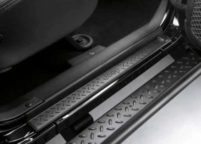 JeepWrangler(JK)DoorSillGuards,BlackPlastic4-Door