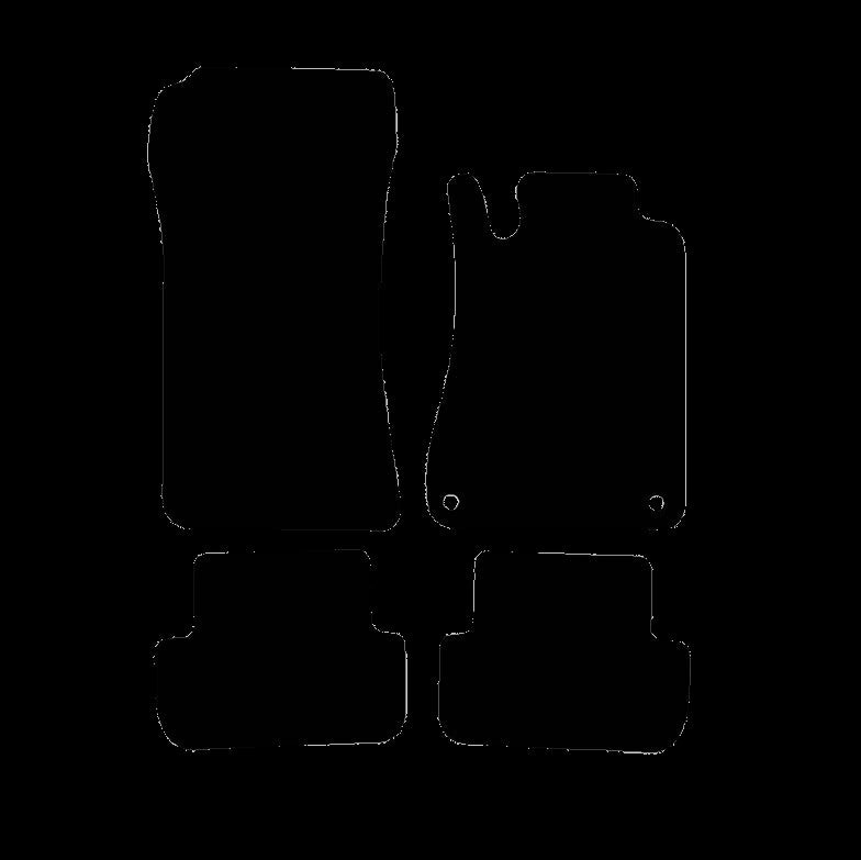 MercedesCLK2003to2009NoclipversionFloorMats