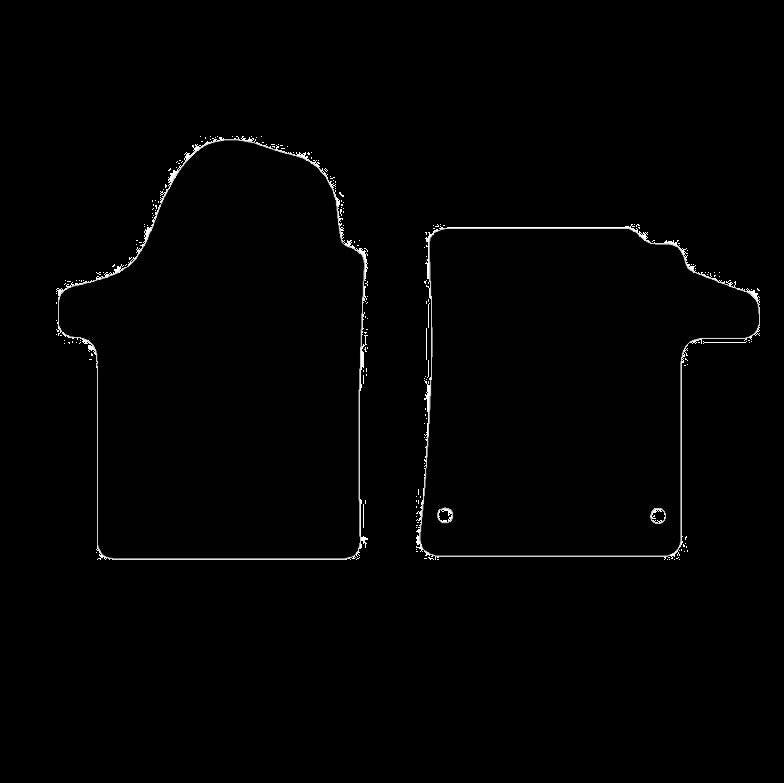 MercedesV-Class2014toCurrentMarcoPoloVersionfrontsonlyFloorMats