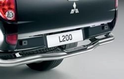 MitsubishiL200(S4)RearBarwithStep,StainlessSteelSTDBed