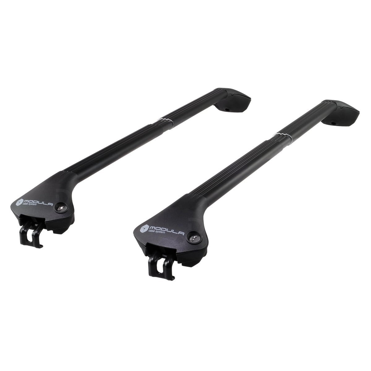 ModulaOvalAluminiumBlackRoofBarstofitVauxhallZafira(B)Mk.22007-2014(ClosedRoofRails)