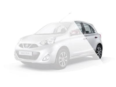 NissanBlackPurpleSideDoorHandleCovers,Rear