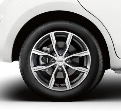 NissanMicra(K13K)AlloyWheel15"DarkGreyincCentreCap2010-2016"