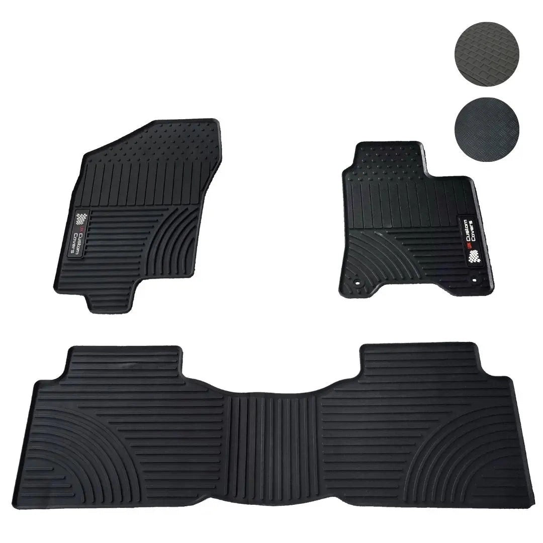 NissanNavaraRubberFloorMats(DoubleCab)(2015-2018)