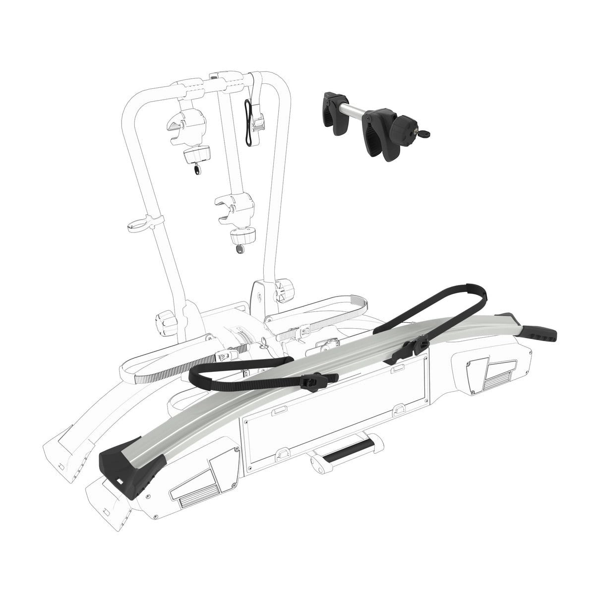 Peruzzo10023rdBikeAdaptorforAtlantisTowbarMount2BikeCarrier