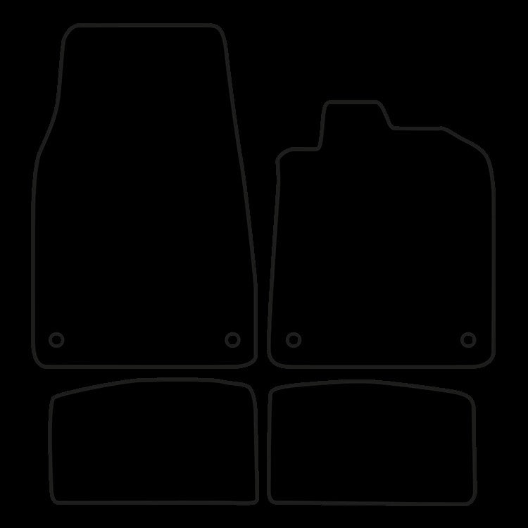 PorscheTaycan2019toCurrentFloorMats