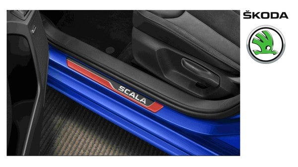 SKODADecorativesidedoorsillcoverfoilsSCALA