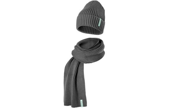 SKODAWoollyHat&ScarfGrey