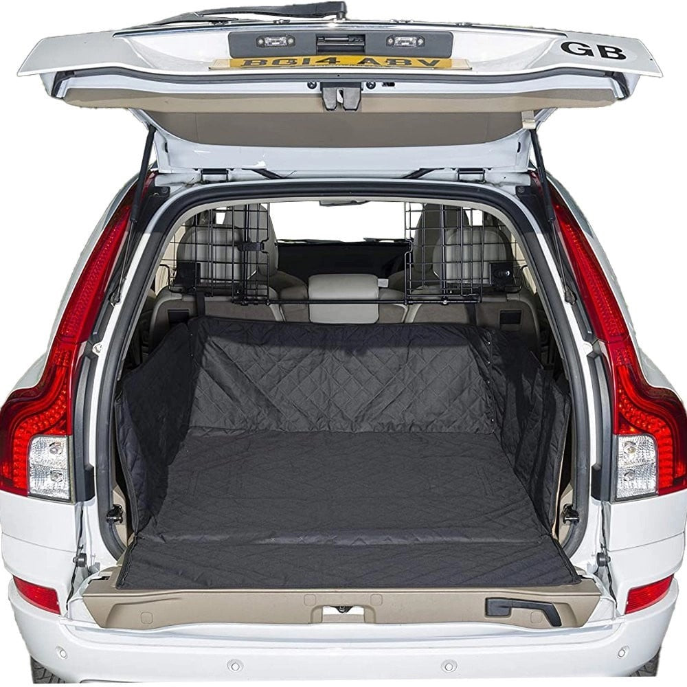 SummitQuiltedWaterResistantUniversalCarBootLinerwithFoldOutBumperProtector
