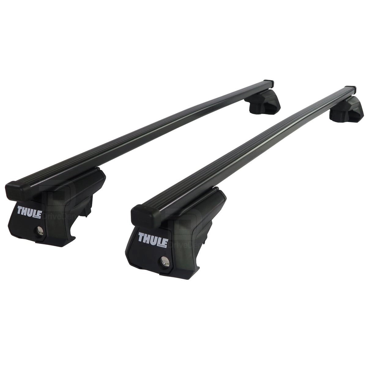 ThuleSquareBarEvoSteelRoofBarstofitVolkswagenGolfEstateMk.72013-2020(OpenRoofRails)