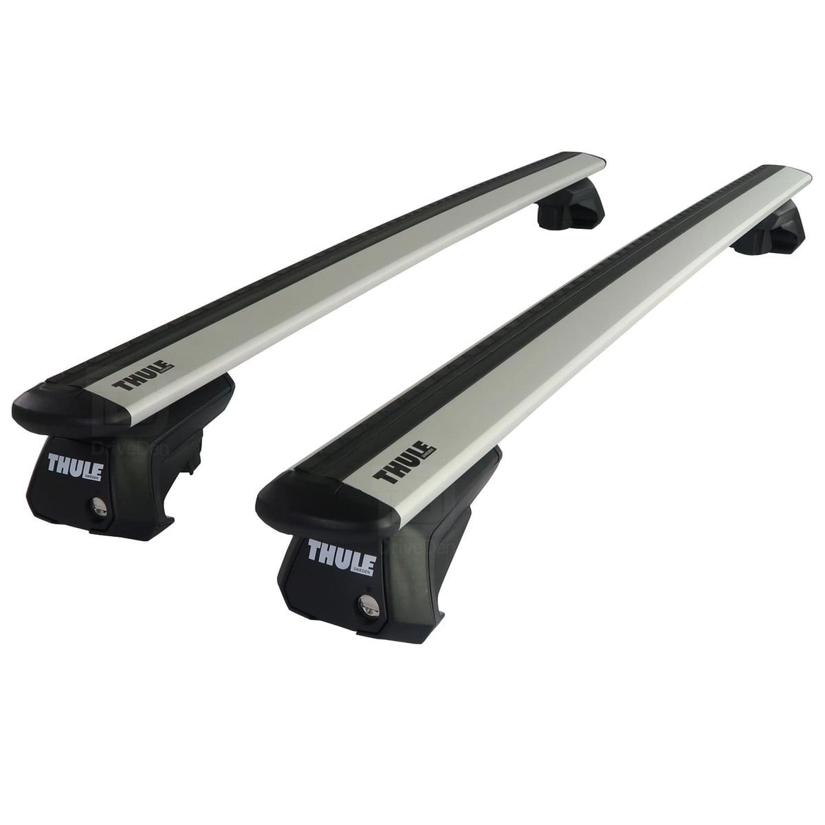 ThuleWingBarEvoSilverAluminiumRoofBarstofitVolkswagenGolfEstateMk.62009-2013(OpenRoofRails)
