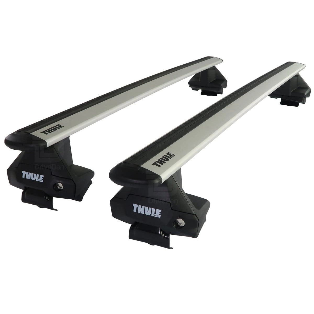 ThuleWingBarEvoSilverAluminiumRoofBarstofitVolkswagenGolfHatchback(5Door)Mk.62008-2012(NoRoofRails)