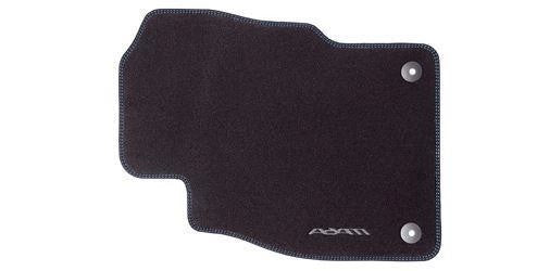 VauxhallADAM-FloorMats-CarpetVelour-BlackwithBlueStitching