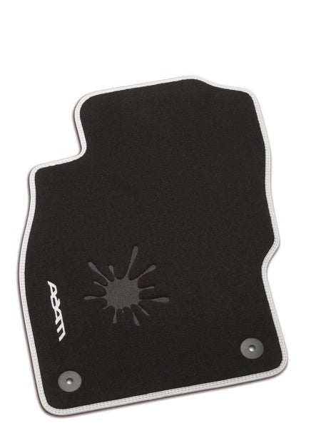 VauxhallADAM-FootwellFloorMats-CarpetVelour-Black/Splat