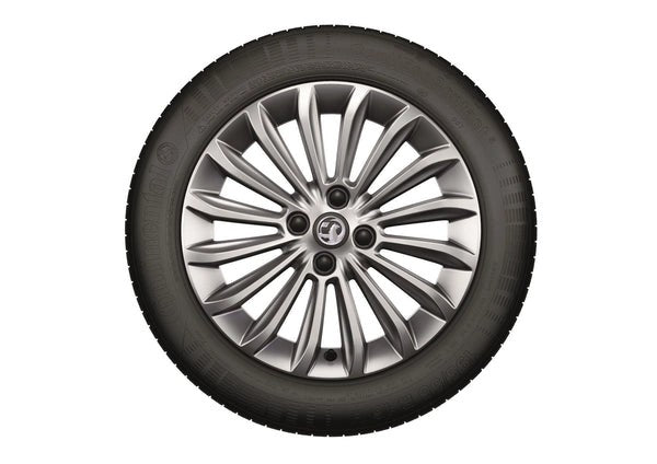 VauxhallADAMAlloyWheel6.5x16"-4Studs-16Spokes-Silver"
