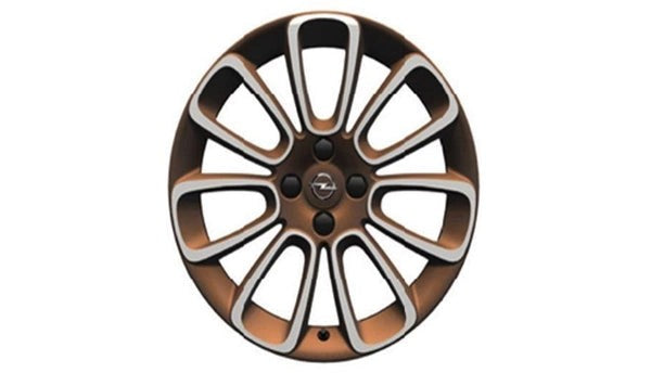 VauxhallADAMAlloyWheel7Jx17"-4Studs-Copper/CreamWhite"