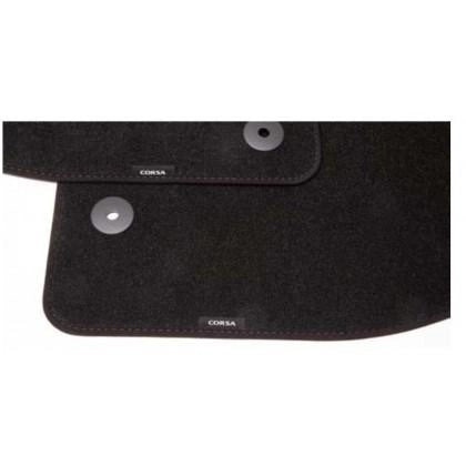 VauxhallCarpetFootwellFloorMatsforCorsaE/CorsavanE-JetBlack