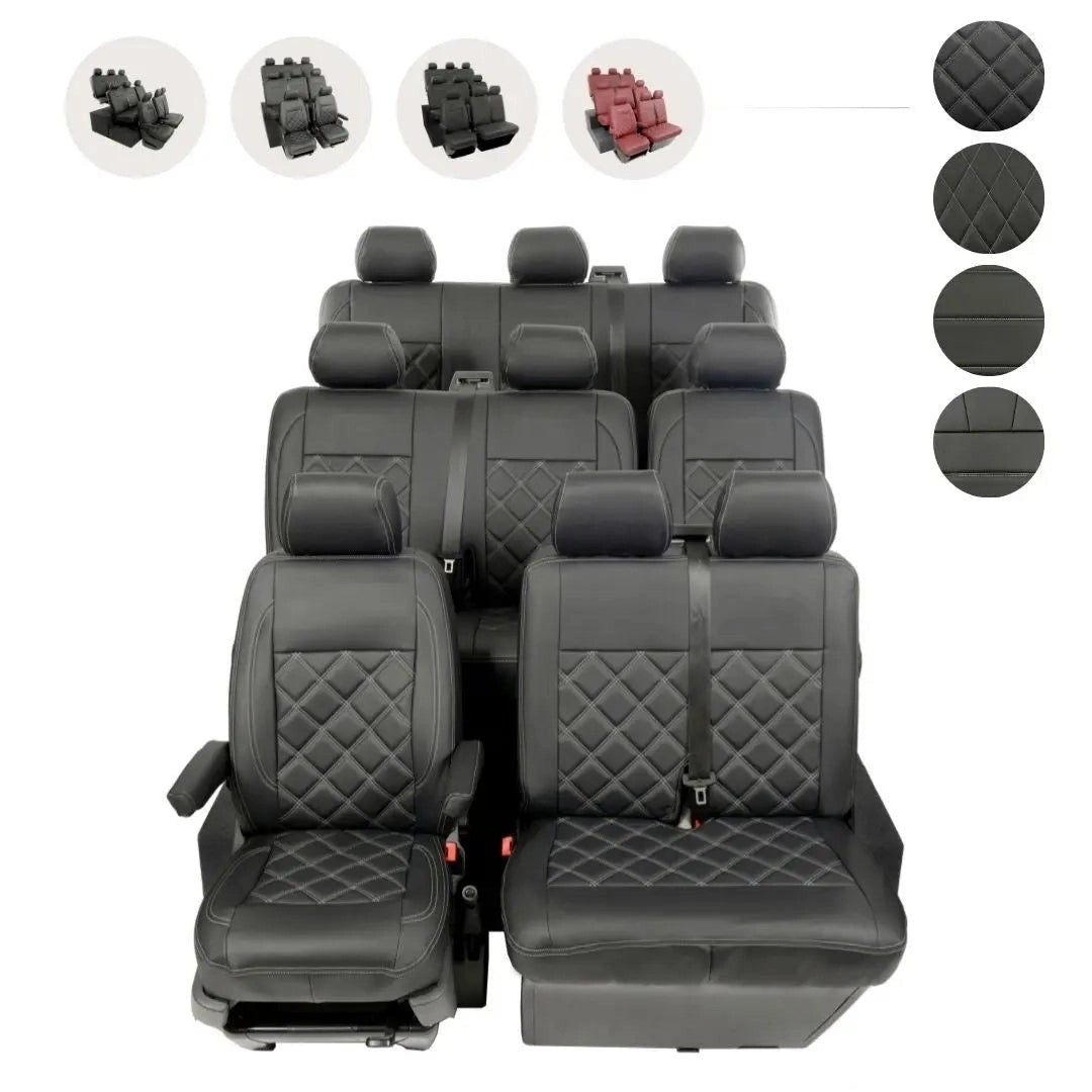 VWT5/T5.1ShuttleSeatCoversTailoredLeatherette(2003-2015)