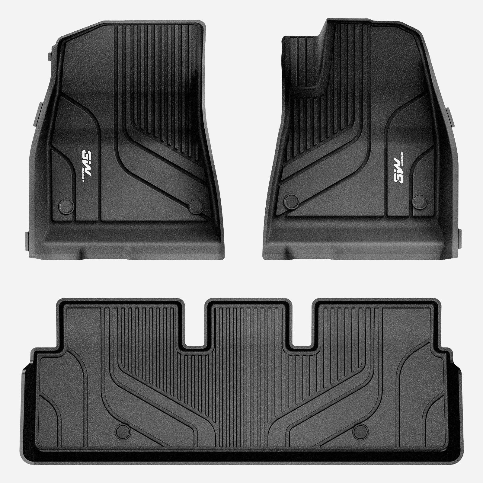 3WCustomCarFloorMatsAllWeatherFloorLinersforTeslaModel32017-2023RHD