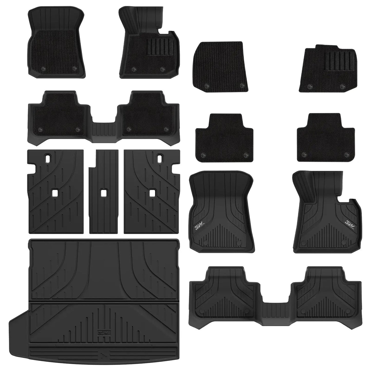 3WDoubleLayerCarMatsforBMWX3G45WithCarpets2025-2026RHD