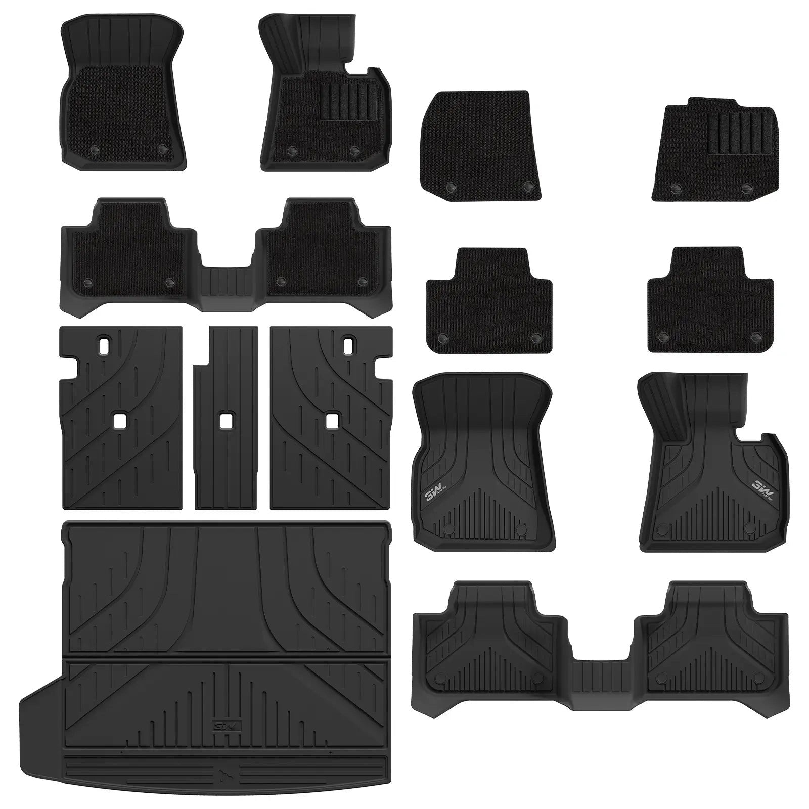 3WDoubleLayerCarMatsforBMWX3G45WithCarpets2025-2026RHD