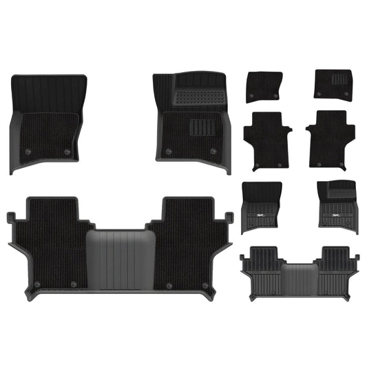 3WDoubleLayerCarMatsforLandRoverDefender90WithCarpets2020-2026RHD
