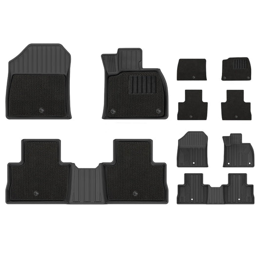 3WDoubleLayerCarMatsforToyotaRAV4XA50WithCarpets2019-2025RHD