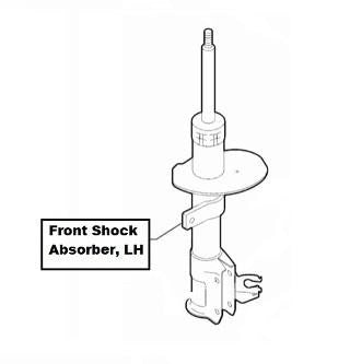 Abarth500(3R)FrontShockAbsorber,LH