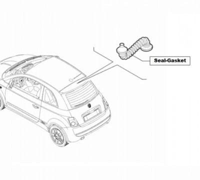 Abarth500SealingGasket,TailgateHarness