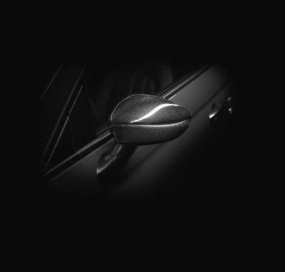 Abarth595SideMirrorCaps,CarbonFibre