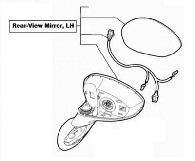 AbarthRearViewMirror,LH