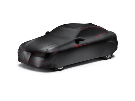 AlfaRomeoGiuliaIndoorCarCover,Black
