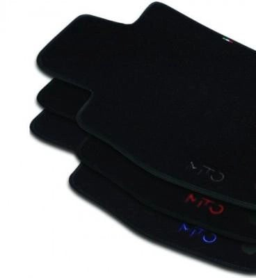 AlfaRomeoMiToCarpetMats,Black/BlackEdgeRHD2009-2013